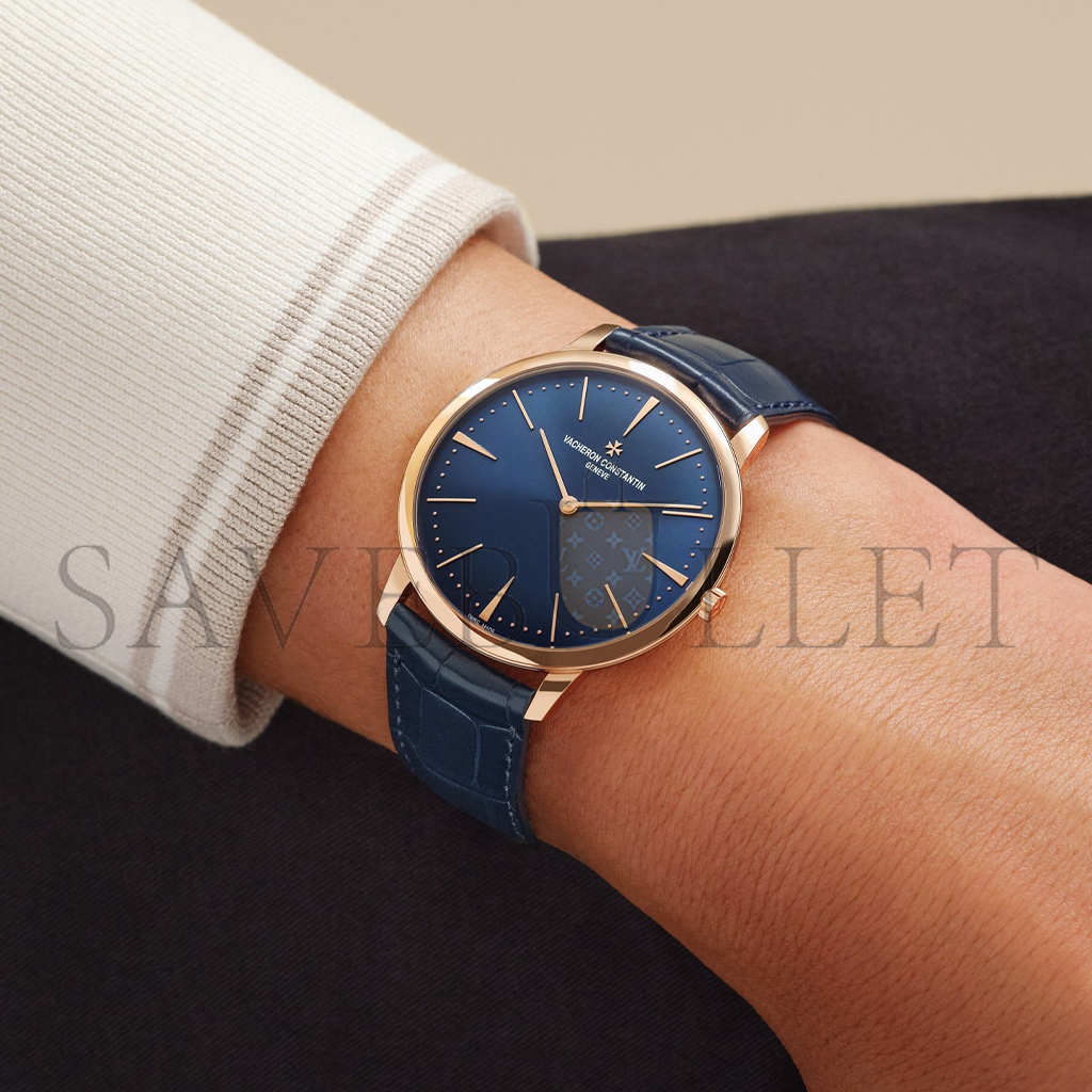 vacheron Co*sta*t*n patrimony manual-winding 40 mm pink gold watch 81180/000r-b518